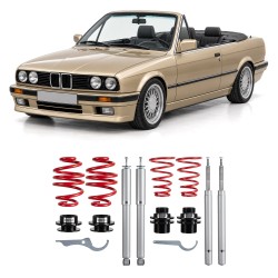 Redline Coilover Kit suitable for BMW E30 Touring/ Cabrio 316/316i/318i/320i/323i/325i/324D/TD, 5.86-5.93, only for 51 mm front strut
