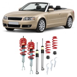 Redline Gewindefahrwerk passend für  A4 B6 und B7 (8e) Avant, Cabrio und Quattro 1.8T, 1.9TDi, 2.5TDi, 3.0, 3.0TDi, 3.2 FSI, außer Fahrezuge mit Niveauregulierung oder Sport-Paket