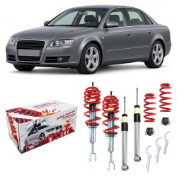 Redline Gewindefahrwerk passend für  A4 B6 und B7 (8e) Avant, Cabrio und Quattro 1.8T, 1.9TDi, 2.5TDi, 3.0, 3.0TDi, 3.2 FSI, außer Fahrezuge mit Niveauregulierung oder Sport-Paket
