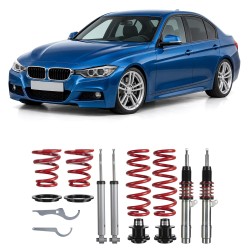 Redline Gewindefahrwerk passend für BMW 3er (F30/31), 316/ 318/ 320/ 328/ 330, 2012-, nur passend bei HA ohne elektronische Dämpferregelung, nicht geeignet für xDrive