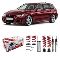 Redline Gewindefahrwerk passend für BMW 3er (F30/31), 316/ 318/ 320/ 328/ 330, 2012-, nur passend bei HA ohne elektronische Dämpferregelung, nicht geeignet für xDrive