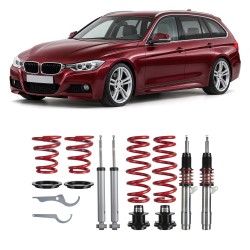 Redline Gewindefahrwerk passend für BMW 3er (F30/31), 316/ 318/ 320/ 328/ 330, 2012-, nur passend bei HA ohne elektronische Dämpferregelung, nicht geeignet für xDrive