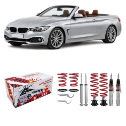 Redline Coilover Kit suitable for BMW 4er (F32/ F33/ F36), 418/ 420/ 425/ 428/ 430/ 435, 2013-, not for models with electronic damper control on the rear, not for xDrive