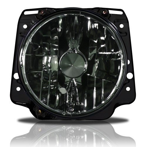 Headlights clear black glass suitable for VW Golf 2