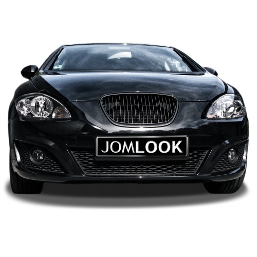 Front Grill badgless, black suitable for Seat Leon 1P facelift 2009 - 2012 and Altea 5P 2009 - 2012