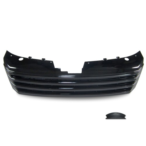 Front Grill badgeless, black gloss paint suitable for VW Passat B7 (type 36) year 11/2010-