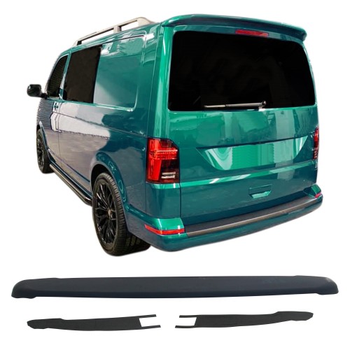 Roof spoiler VW T6/ T6.1, 2015-, for rear flap only, ABS, gray suitable for VW Bus T6 T6.1,2015-, for rear flap only