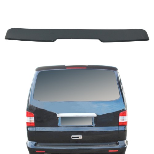 Roof spoiler VW T5/ T5.1, 2003-2015, for rear flap only, ABS, gray suitable for VW T5/ T5.1, 2003-2015, Multivan, Caravelle, for rear flap only