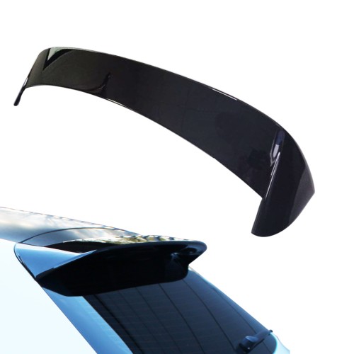 Roof spoiler Seat Leon 5F, 2012-2020  5-doors, ABS, black gloss suitable for Seat Leon 3  5F sedan, 2012-2020