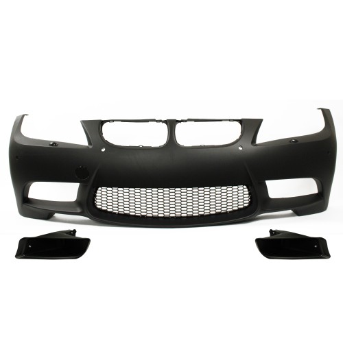 Front bumper in sports design with PDC holes and Air ducts suitable for BMW series 3 E90 sedan & E91 Touring 2008 - 2011