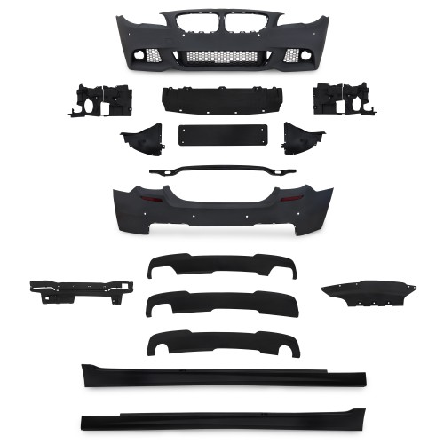 Body Kit incl. side skirts with PDC holes suitable for BMW 5 Series F10 Limousine year 2010 - 2013