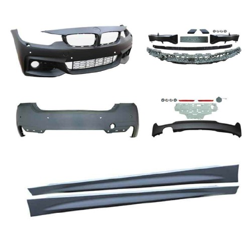 Body Kit in sports design incl. Side skirts with PDC holes and HCS suitable for BMW 4er F36 Grand Coupé year 2014-