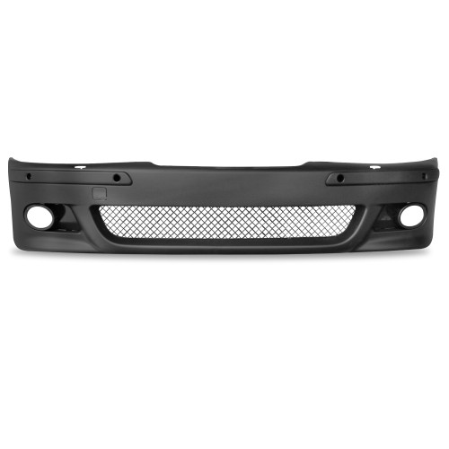 Front bumper incl. trims, grill and fog light frames, with PDC holes and HCS suitable for BMW series 5 E39, 1996 - 2003