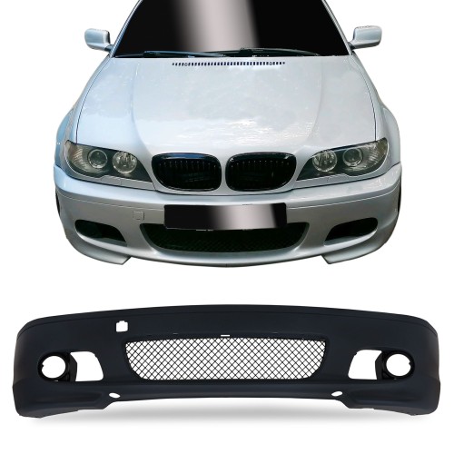 Frontstoßstange im Sport-Design passend für BMW E46 Coupe und Cabrio Baujahr 1999-2007