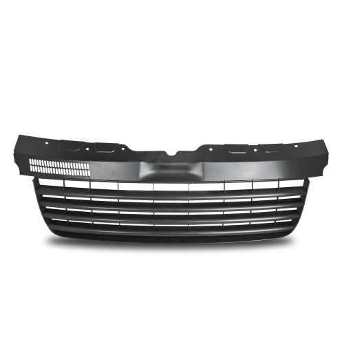 Front Grill badgeless, black suitable for VW T5 year 2003 - 2009