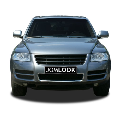 Front Grill badgeless, black suitable for VW Touareg (7L) year 2002 - 2006 (before Facelift)