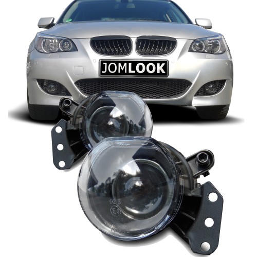 Fog lights clear with Projector lens suitable for BMW E60 Limousine and E61 Touring year 2003-2007