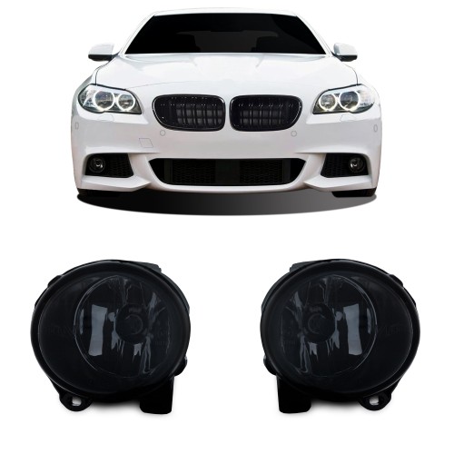 Fog lights smoke suitable for BMW 5 series F10 and F11 year 2010-, 2 series F22 and F23 year 2013-, 3 series E92 and E93 year 2005-2013, and 5 series Gran Turismo (F07) year 2009-