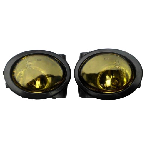 Fog lights yellow incl. frame suitable for BMW E46 M3 year 1998- 2007 and E39 M5 year 1998-2005