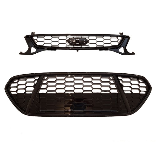 Front Grill badgeless, black suitable for Mondeo MK4,BA7, 2010-
