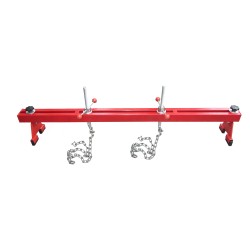 Transverse eingine support, red, made of steel, max. load 500kg