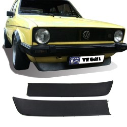 Front spoiler lip suitable for VW Golf 1 type: 17  Bj. 1974-1983VW Golf 1 Cabrio type: 155  Bj. bis -12/1989 (not for Karmann Cabrio!) VW Jetta 1 type: 16  Bj. bis -02/1994VW Caddy 1 type: 14  Bj: bis -07/1992