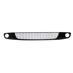Front bumper mesh, VW Golf 6 (from 08), black honeycomb mesh glossy black incl. foglight covers suitable for VW Golf 6, ab Bj. 08