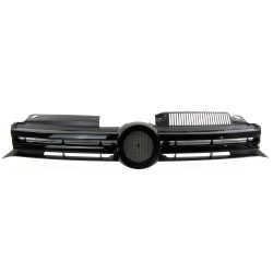 calandre de radiateur avec emplacement  de Sigle - Noir Brillant - Qualité Allemande approprié pour VW Golf 6 (2008-2012)Type 1KSedan/ Station Wagon / convertible
