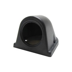 Gauge mounting pod, dash top, single, black