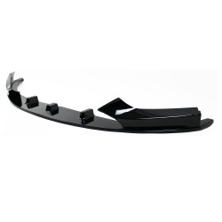 Front spoiler lip black glossy, 2 pcs. suitable for BMW 2 Series /  F22 / F23, 2013-2020