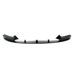 Front spoiler lip black glossy, 2 pcs. suitable for BMW 2 Series /  F22 / F23, 2013-2020