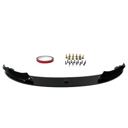 Front spoiler lip black glossy, 2 pcs suitable for BMW 4 Series F32/ F33/ F36, 2013-2021