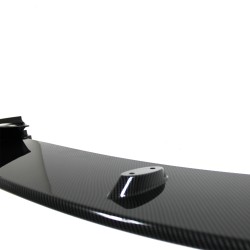 Front Splitter, Carbon Fiber Gloss, 1-piece suitable for BMW F10 F11, 2010-2017
