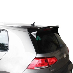 Roof spoiler VW Golf 7 2012-2019, ABS, black gloss, 3-piece set suitable for VW Golf 7 2012-2019