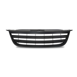 Front Grill bagdeless, black with double ribs suitable for VW Tiguan year 2007 - 2011