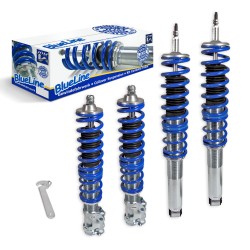 BlueLine Coilover Kit suitable for VW Golf 3, Vento year 10.91-9.97 (1HXO) and Golf 3 Cabrio (1EXO), except models with four-wheel drive or Variant models