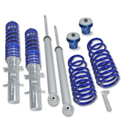 Coilover Kit for VW Golf 4/ Bora + Variant (1J) 97- BlueLine - German Quality suitable for VW Golf 4, Golf 4 Bora and Variant (1J) year 1997 - 2006, except vehicles with four-wheel drive