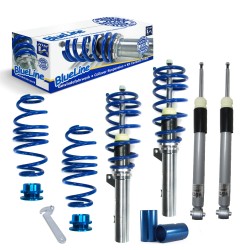 BlueLine Coilover Kit suitable for Seat Leon incl. ST-models (5F) 1.2 TSI, 1.4 TGI, 1.4 TSI, 1.6 TDI, 1.8 TFSI, 2.0 TDI year 2012-, only for vehicles with independent rear suspension
