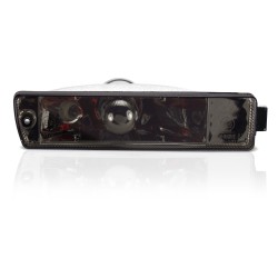 Front indicators, built-in position light, clear/black suitable for VW Golf 2 (19E, 1G1) year 09.1989-12.1992
