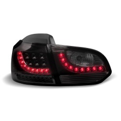 New Design LED rear lights black suitable for VW Golf 6 year 08-12