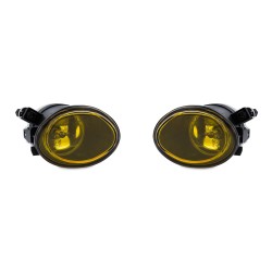 Fog lights yellow incl. frame suitable for BMW E46 M3 year 1998- 2007 and E39 M5 year 1998-2005